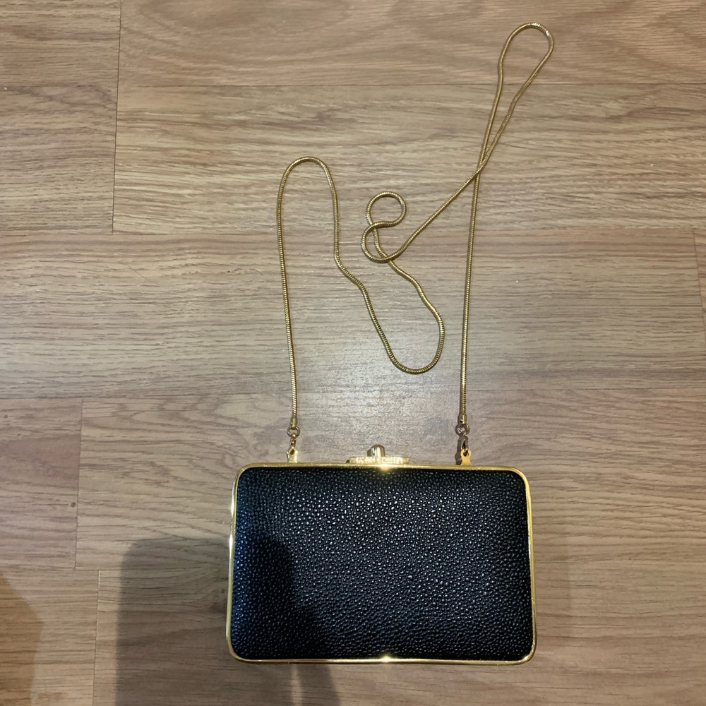 Henri bendel black clutch